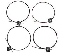 Set di corde in fluorocarbonio Corde per chitarra Ukulele universali durevoli e di alta qualità Riduzione del rumore del tono migliorata per Ukulele tenore da concerto soprano 21 (TX-3)