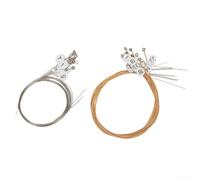 Set di corde in ottone e nylon per arpe a lira che coprono 15 corde, 16 corde, 19 corde, 21 corde e 24 corde (24 corde in ottone)
