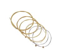 Set di Corde per Chitarra Acustica in Acciaio, 6 Pezzi | Misure 0, 3/0, 41/0, 61/0, 81/1, 71/1, 35mm, Lega Acciaio-rame, per Blues e Jazz