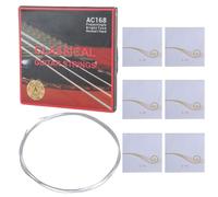 Set di corde per chitarra classica, in ottone placcato argento, con rivestimento antiruggine e accessori per chitarra acustica adatti per chitarre