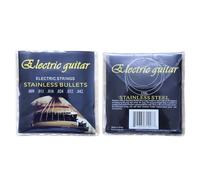 Set di corde per chitarra elettrica, qualità del suono brillante, set di corde elettriche da 1 a 6 corde, più luminose, più croccanti, con maggiore sostegno, classica, in acciaio