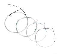 Set di corde per violoncello con anima in acciaio, avvolgimento in argento tedesco per violoncelli 4/4 o 3/4 di dimensioni standard con codifica a colori e custodia protettiva