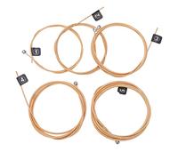 Set di Corde Professionali per Basso in Metallo e Legno, Toni Chiari, Facile da Piegare e Durevole, Ideali per Studenti e Musicisti di Basso, Sostituzione di Corde per Basso a 5