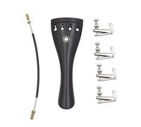 Set di cordoni in ebano 3 in 1 con kit di sintonizzatori a corda per set di ricambio per violino Cordiera Violino 4/4