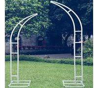 Set di cornici ad arco per matrimoni in metallo curvo, resistente, per cerimonie, feste, compleanni, anniversari, baby shower, decorazioni per interni ed esterni