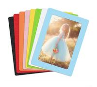 Set di cornici magnetiche per foto, perfette per decorare frigoriferi e lavagne metalliche (15,2 cm, nero)