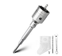 Set di corone di carotaggio vuote da 60 mm con adattatore SDS plus da 220 mm e punta di centraggio 8x110 mm, corona del trapano per presa per muratura e calcestruzzo