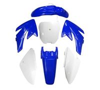 Set di corpi da parafango del parafango della plastica con 70 crf70 bici sporco 110cc 125cc 150cc da 160 cc bici da pit e modelli simili di materie plastiche complete(4 BLUE 3 WHITE)