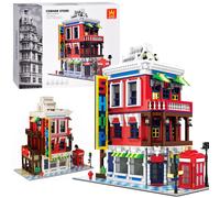 set di costruzione architettura del mondo - negozio d’angolo londinese 2347 pezzi