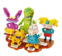 Set Di Costruzione Brickcraft Da 833 Pezzi Con Personaggi Nickelodeon