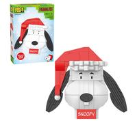 Set Di Costruzione Brickcraft Di Natale Snoopy Con 141 Pezzi