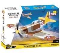 Set di costruzione dell’aereo Dewoitine D.520 di COBI (1:32), 335 pezzi