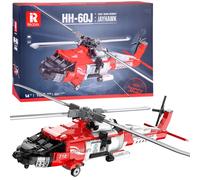 Set di costruzione dell'elicottero di soccorso Sikorsky HH-60J Jayhawk, 1137 pezzi