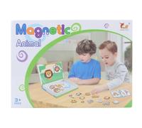 Set di costruzione magnetico animali - 34 pezzi e 8 schede