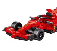 Set di costruzione monoposto da corsa F1 - rosso, 266 pezzi