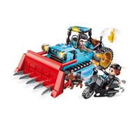 Set di costruzione Qman Police Battle Force bulldozer