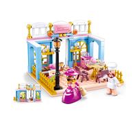 Set di costruzione Sluban Girl's Dream Village - panetteria d'epoca