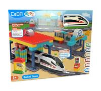 Set di costruzione stazione ferroviaria CADA 108 pezzi