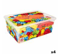 Set di Costruzioni Color Block Basic 80 Pezzi [4 Unità]
