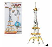 Set di Costruzioni Colorbaby Tour Eiffel 447 Pezzi [4 Unità]
