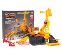Set di costruzioni con gru e accessori per bambini