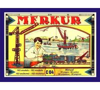 Set di costruzioni in metallo MERKUR classic - 183 modelli
