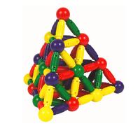 Set di Costruzioni Magnetiche Jumbo Mags - 72 Elementi