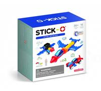 set di costruzioni magnetico STICK-O città 16 pezzi