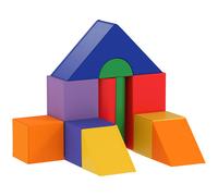Set Di Costruzioni Morbide Per Bambini Da 1-3 Anni Con 11 Forme, In Pu E Epe, Colori Vari