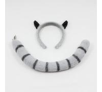 Set di costumi animale composto scimmia mucca leone giraffa cerchietto coda