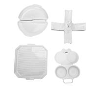Set di Cottura a Microonde: Accessori a Microonde Durevoli, Include Vassoio di Pancetta cuisine per Uova e Porta Patate, per Feste e Raduni di Pasti Rapidi