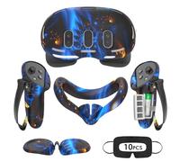 Set di cover in silicone per Meta Quest 3, design aggiornato, protezione completa per Quest 3, accessori VR 4 in 1, custodia protettiva per Oculus Quest 3, regalo ideale per compleanno e Natale