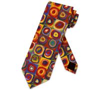 Set Di Cravatte Da Uomo Kandinsky Squares And Concentric Circles Art