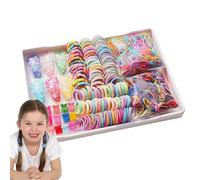 Set di cravatte per capelli - Supporto per coda di cavallo multicolore | fasce per capelli multicolori alla moda per feste, compleanni, ragazze, donne con motivi popolari in colori vivaci, il nostro