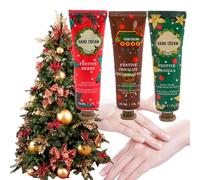 Set di crema per le mani per Natale, mini crema per le mani, set regalo di Natale, Plant Fragrance, mini crema per le mani, set regalo per regali di Natale, 3 x 30 ml