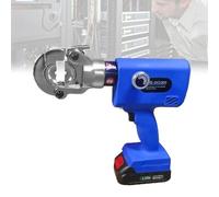 Set di crimpatrici idrauliche elettriche, potenza 80 KN con rotazione di 360 gradi e corsa di 22 mm, ideale per applicazioni in edilizia e sala macchine