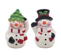 Set Di Crociere Di Natale In Ceramica Per Sale E Pepe - Scegli Il Set