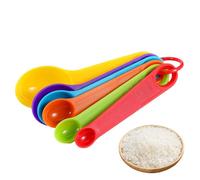 Set di cucchiai dosatori | Cucchiai da cucina con bilancia | Misurini impilabili per principianti per farina, zucchero, sale e fagioli, misurino da cucina