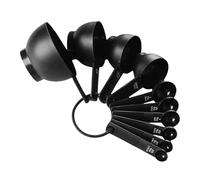 Set di cucchiai dosatori e tazze, set da 10 pezzi con misurini piccoli e misurini impilabili, strumenti portatili per la cottura in cucina domestica e professionale