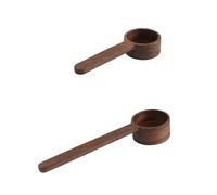Set di cucchiai dosatori in legno, cucchiai dosatori da cucina, cucchiaini dosatori for tè e caffè, cucchiaino dosatore for spezie e zucchero, for cucinare in casa(2pcs)