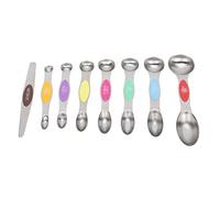 Set di cucchiai dosatori magnetici in acciaio inossidabile, utensile da per condimento e condimento a doppia testa