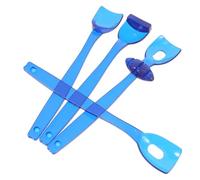 Set di Cucchiai per Logopedia, Allenatore Lingua Ragazzo Ragazza Blu | Pp, Forme Diverse, Esercizi per Motricità Orale, Sessioni di Terapia del Linguaggio e Alimentazione
