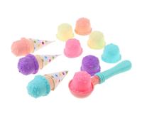 Set di cucchiaini per gelato in plastica per dolci, casa per bambini, gioco di