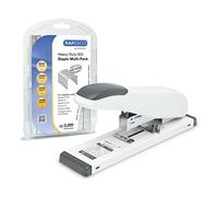 Set di cucitrice Rapesco ECO HD-100 per alti spessori (bianco) & 923 multipack d