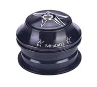 Set di Cuffia con Cuscinetto per Bici 44mm - Completo in Lega di Alluminio - Serie Sterzo Nero per Biciclette