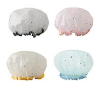 Set di cuffie da doccia con cielo stellato da 4 pezzi: doppio strato impermeabile per uso in bagno e cucina