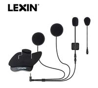 Set di cuffie interfono e clip LX-FT4 per casco integrale/mezzo casco con Bluetooth di alta qualità