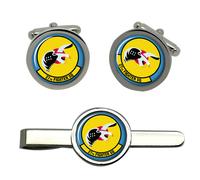 Set Di Cufflinks E Clip Per Cravatta Del 27° Fighter Squadron USAF