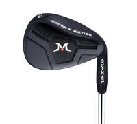 Set di cunei da golf integrali o cunei da golf individuali 52/56/60 gradi, cunei con cunei di sabbia, colpi solidi, nessun blocco per tutte le bugie (nero, cuneo a 60 gradi)