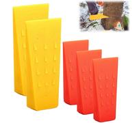 Set di Cunei per Abbattimento 5 Pezzi (2x8 Pollici 3x6 Pollici) Cunei Forestali